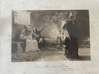 Estampa antigua francesa 1905