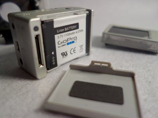 GoPro HERO2 con custodia e schermo
