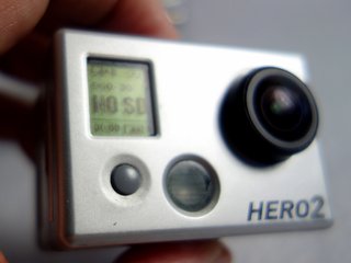 GoPro HERO2 con custodia e schermo