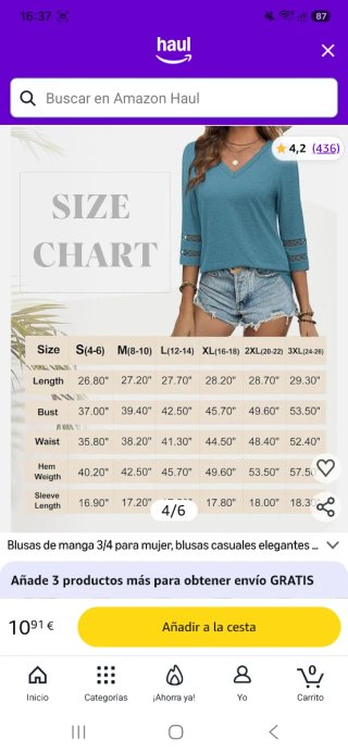 Camiseta roja mujer talla 2XLL NUEVA A ESTRENAR