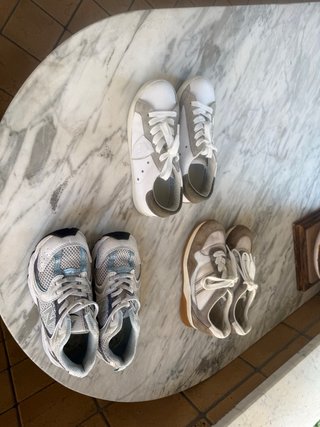 Lotto 3 paia scarpe bambino n. 30