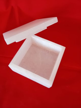Joyero de Alabastro Blanco