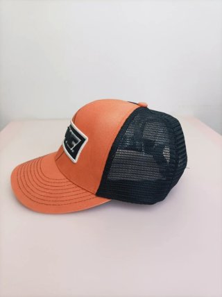 Gorra VMC Trucker Naranja Negra Pesca Vintage