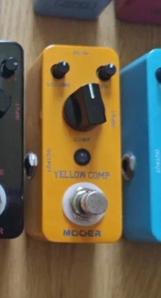 Pedal Mooer Yellow Comp Compresor