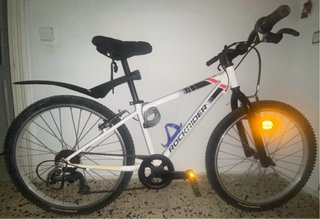 Bicicleta Rockrider Blanca