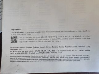 Lengua y Literatura, 2 ESO, Operación mundo