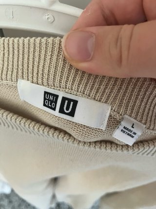 3 Jerseys manga larga beige