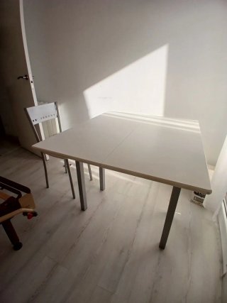 Mesa de cocina abatible con alas