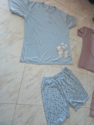 Pijama corto oso y corazón