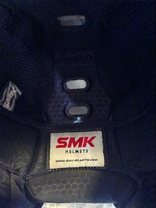 Casco Modular Moto SMK Gris y Negro
