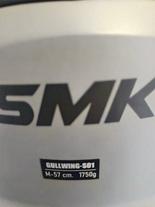 Casco Modular Moto SMK Gris y Negro