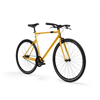 Bicicleta Fixie Elops 500 Amarillo