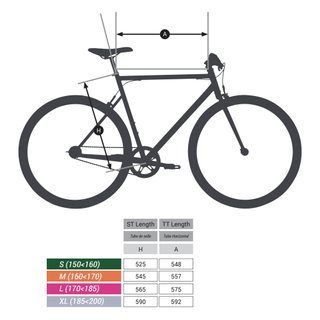 Bicicleta Fixie Elops 500 Amarillo