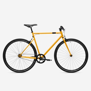 Bicicleta Fixie Elops 500 Amarillo
