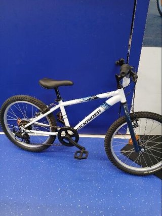 Bicicleta niños 20 pulgadas Rockrider ST 120 blanco 6-9 años