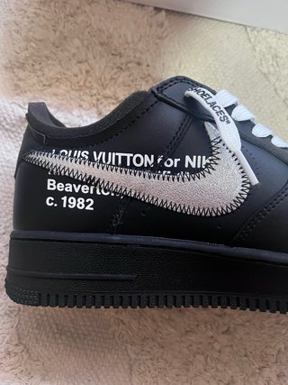 Nike Air Force 1 Low Custom AIR Negro