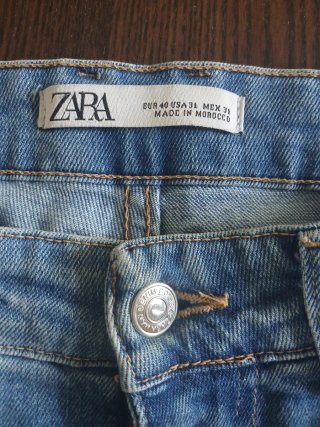 Pantalón corto vaquero Zara
