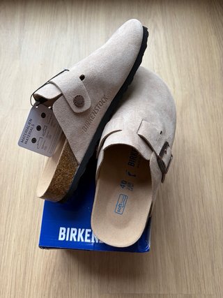 Birkenstock Boston Taupe Talla 40