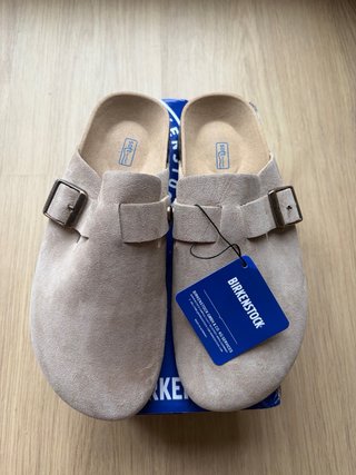 Birkenstock Boston Taupe Talla 40