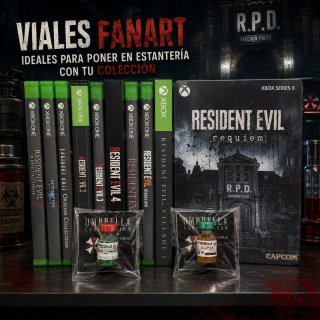 Lote Biohazard Virus T + Extras Merchandaising