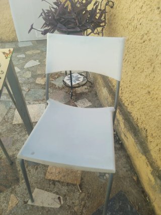 Mesa y 4 Sillas Exterior Cristal