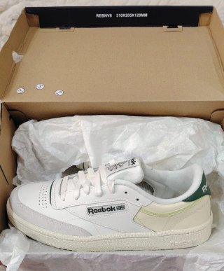 Reebok Club C 85 Zapatillas Blancas y Verdes