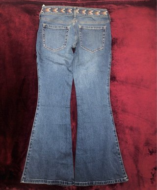 Vaqueros Hollister Ultra Low-Rise Flare Talla 36