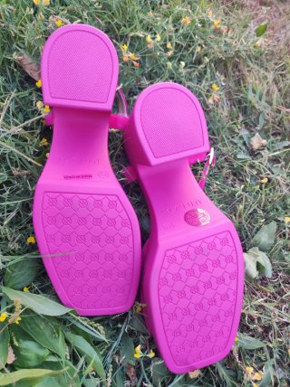 Sandalias Unisa Plataforma Rosa Fucsia plataforma
