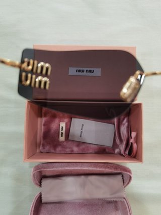 Gafas de sol Miu Miu MU54YS doradas