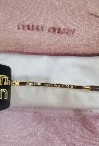 Gafas de sol Miu Miu MU54YS doradas