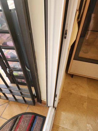Puerta Balconera Doble Aluminio Cristal