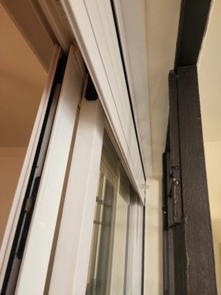 Puerta Balconera Doble Aluminio Cristal
