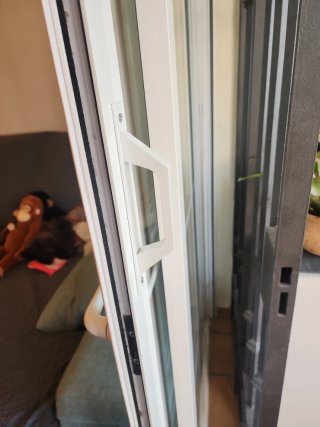 Puerta Balconera Doble Aluminio Cristal