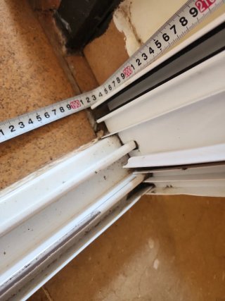 Puerta Balconera Doble Aluminio Cristal