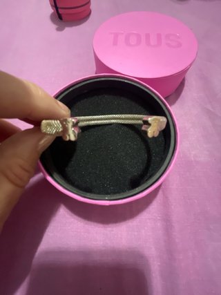 Conjunto Tous: Pulsera y Anillo Plata