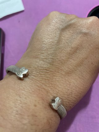 Conjunto Tous: Pulsera y Anillo Plata
