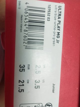 Zapatillas Fútbol Puma Niño Talla X