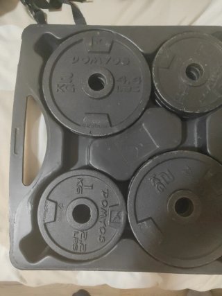 Kit Mancuernas 20 kg Decathlon