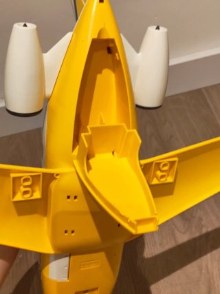 Avión Playmobil Amarillo vintage