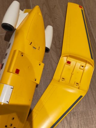 Avión Playmobil Amarillo vintage
