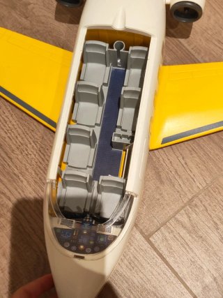 Avión Playmobil Amarillo vintage