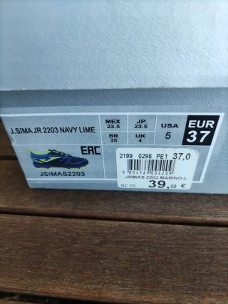 Scarpe Joma Trail Ragazzo Blu/Verde
