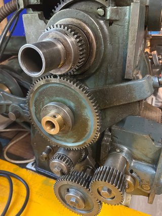 Torno de metal antiguo Little John