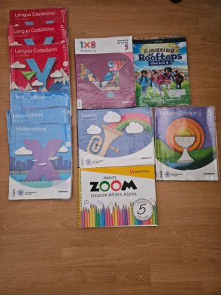 Libros de texto 5° primaria