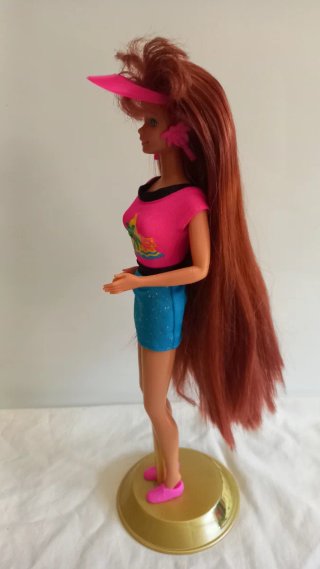 Barbie vintage Glitter hair 1993 redhead