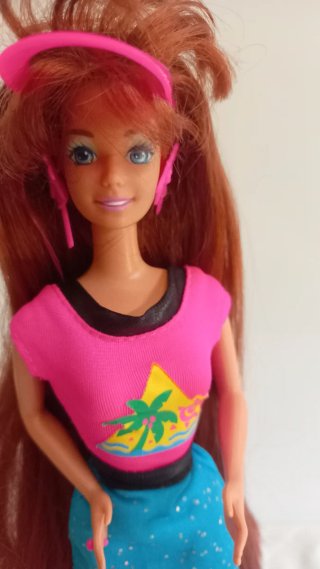 Barbie vintage Glitter hair 1993 redhead