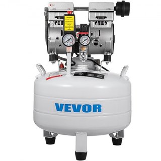 Compresor de Aire Vertical 6.6 Galones Ultra Silencioso Compresor de Aire Sin Aceite Tanque de 30L Compresor Silencioso de Aire Compresor Sin Aceite de 850W Bajo Ruido