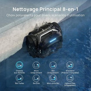 Robot Limpiafondos Wybot C2 Vision Cámara