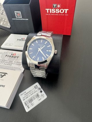 Tissot Gentleman Esfera Azul Acero Nuevo