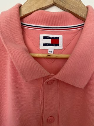 Polo Tommy Hilfiger Rosa Manga Corta